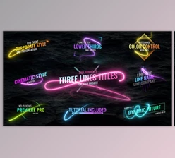 Download Light Lines Titles (Videohive 34180230) - PR Project