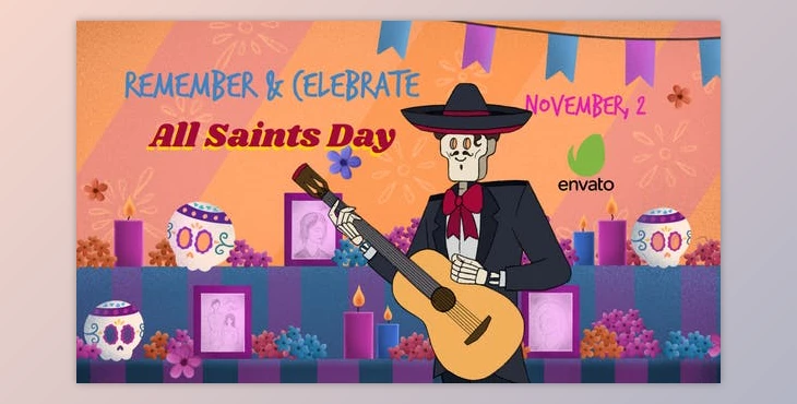 Download Day of the Dead, All Saints Day Opener (Videohive 34442870) - PR Project