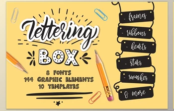 Download Lettering box Creative <span class='badge badge-warning'>collection</span> CreativeMarket-3621961 (JPG, PNG, EPS, PSD, WOFF, OTF, TTF, PDF)