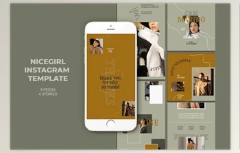 Download Nicegirl Instagram <span class='badge badge-warning'>Templates</span> (PSD)