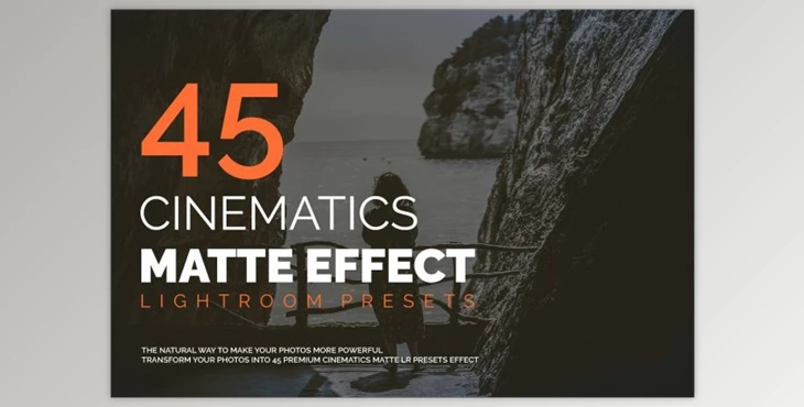 Download 45 Cinematics Matte Effect LR Preset CreativeMarket 3499472
