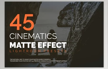 Download 45 Cinematics Matte Effect <span class='badge badge-warning'>LR</span> Preset CreativeMarket 3499472
