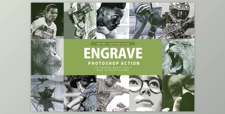 Download Engrave Photoshop Action