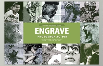 Download Engrave Photoshop <span class='badge badge-warning'>Action</span>