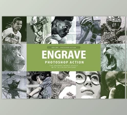 Download Engrave Photoshop Action