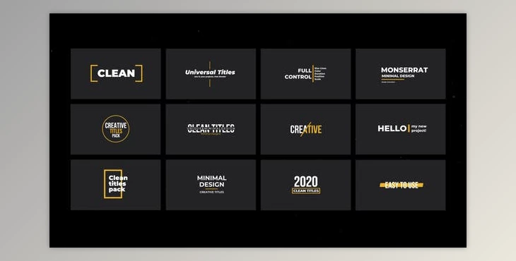 Download Clean Titles | Premiere Pro (Videohive 34682422)