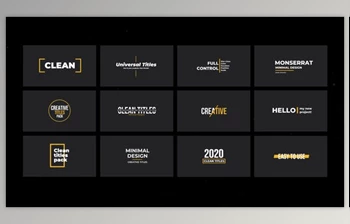 Download <span class='badge badge-warning'>Clean</span> Titles | Premiere Pro (Videohive 34682422)