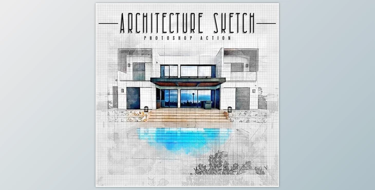 Download Architecture Sketch – Watercolor Photoshop Action GraphicRiver-33402048 (ABR, PAT, ATN)