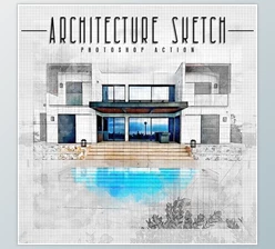 Download Architecture Sketch – Watercolor Photoshop Action GraphicRiver-33402048 (ABR, PAT, ATN)