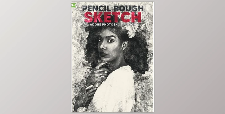 Download Pencil Rough Sketch Action – GraphicRiver 33726869 (ABR, PAT, ATN)