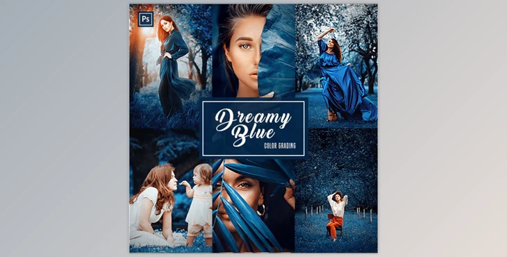 Download Dreamy Blue (Color Grading) – Photoshop Action – GraphicRiver 33645076 (ATN)