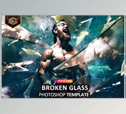 Download Broken Glass Photoshop GraphicRiver-33854044 (PSD)