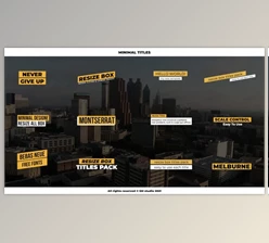 Download Minimal Titles 2.0 | Premiere Pro (MOGRT) (Videohive 34355341)