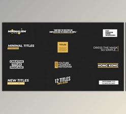 Download Minimal Titles | Premiere Pro (MOGRT) (Videohive 34317532)