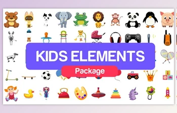 Download <span class='badge badge-warning'>Kids</span> Elements Package (Videohive 21108015) - AE Project