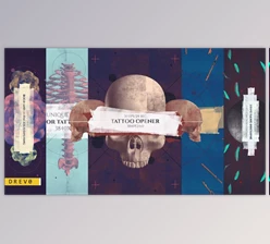 Download Tattoo Studio Opener/ Rock Pub/ Gothic Promo/ Biker Сlub/ Grunge/ Scull and Bones/ Roses/ Brush/ Ink (Videohive 26862271) - AE Project