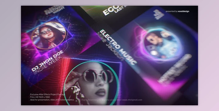 Download DJ Artist Music Visualizer (Videohive 25811995) - AE Project