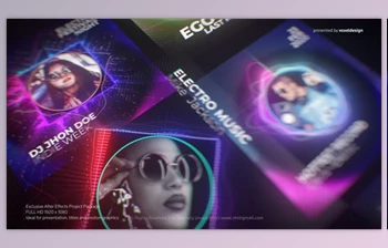 Download DJ <span class='badge badge-warning'>Artist</span> Music Visualizer (Videohive 25811995) - AE Project