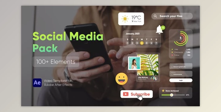 Download Videohive Social Media Pack 34277819 - AE Project