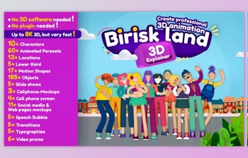 Download Videohive Briskland, Professional <span class='badge badge-warning'>3D</span> Explainer Toolkit 34486672 - AE Project