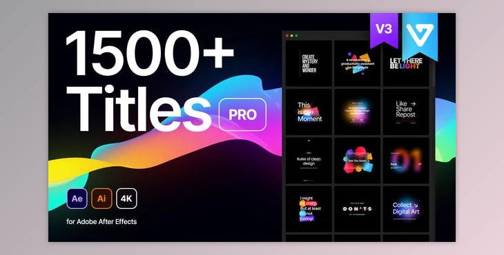 Download Titles Pro V3 (Videohive 32869928) - AE Project