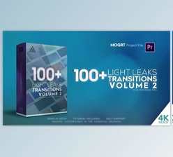 Download Videohive 4K Light Leaks Transitions Vol 2 For Premiere Pro 32821912 - PR Project