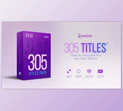 Download 305 Titles Ultimate Pack for Premiere Pro & After Effects (VideoHive 21825597)