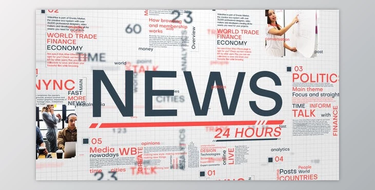 Download News 24 Hours (Videohive 23535318) - AE Project