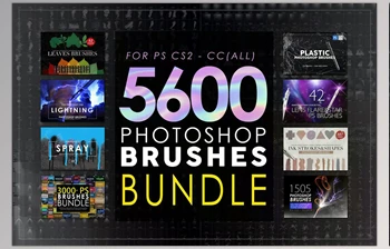 Download CreativeMarket – 5600 Photoshop Brushes <span class='badge badge-warning'>Mega</span> Bundle 5825386
