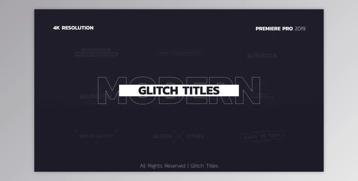 Download Glitch Titles | Premiere Pro (Videohive 34064910)