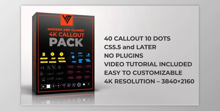Download Callout Pack / 4K (Videohive 34059539) - AE Project