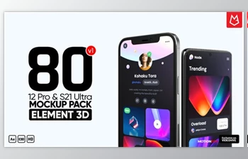 Download Phone Mockup <span class='badge badge-warning'>Pack</span> – Phone 12 & S21 Ultra | <span class='badge badge-warning'>v1</span> (<span class='badge badge-warning'>Videohive</span> 33698145) - AE Project