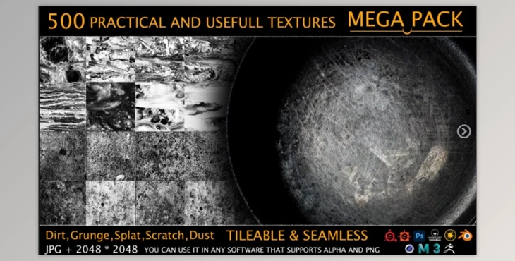 Download Artstation – MEGA PACK – 500 Practical and Useful Stencil Imperfection