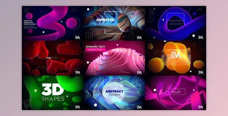 Download 3D Animated Backgrounds (Videohive 34391664) - AE Project