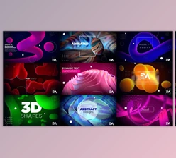 Download 3D Animated Backgrounds (Videohive 34391664) - AE Project
