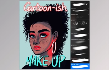 Download Gumrod – Cartoon-<span class='badge badge-warning'>ish</span> Make Up Brush Set