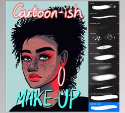 Download Gumrod – Cartoon-ish Make Up Brush Set