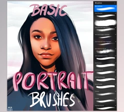 Download Gumrod – Basic Portrait Brush Set