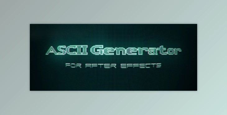 Download Aescripts ASCII Generator v1.3 (WIN+MAC)
