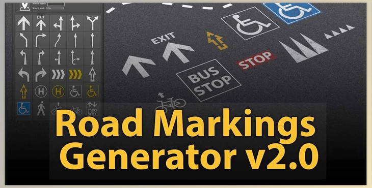Download Gumroad – Road Markings Generator 2.0 for 3ds Max