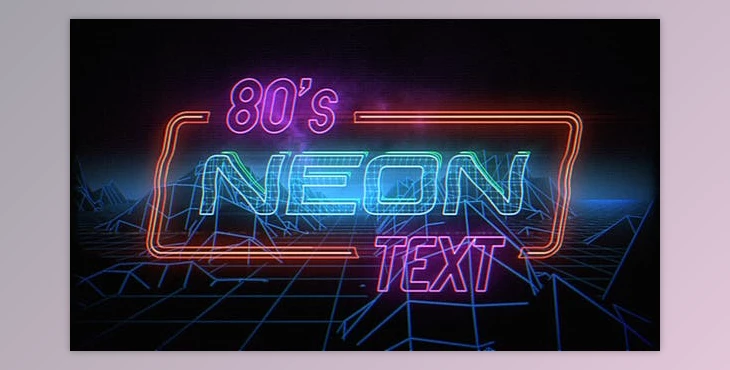 Download Retro Neon Titles (Videohive 23198662)