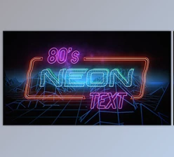 Download Retro Neon Titles (Videohive 23198662)