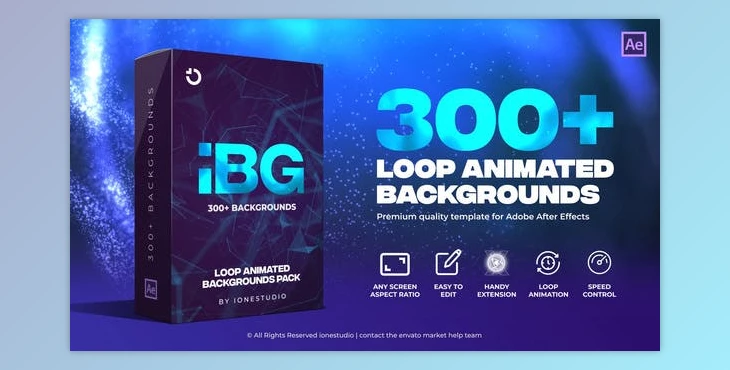 Download AtomX Ibg 300 Loop Backgrounds 35090369 - AE Project