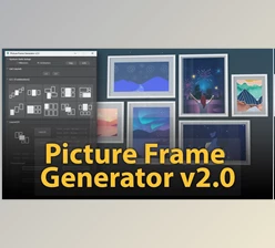 Download Gumroad – Picture Frame Generator v2.0 For 3ds Max