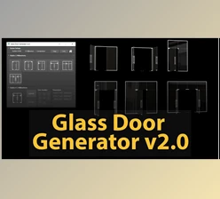 Download Gumroad – Glass Door Generator v2.0 for 3ds Max
