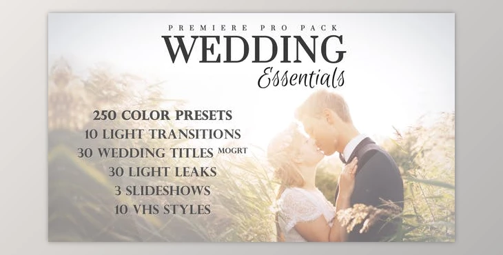 Download Wedding Essentials Pack for Premiere Pro (Videohive 28150015) - PR Project
