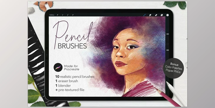 Download Ultimate Pencil Brushes • Procreate CreativeMarket 5496534