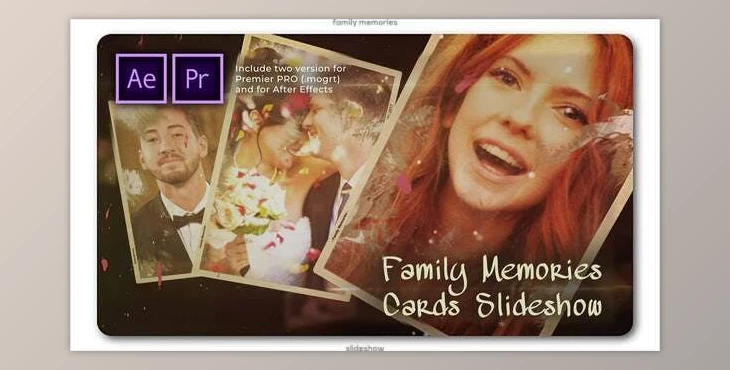 Download Family Memories Cards Slideshow (Videohive 28253262) - PR Project