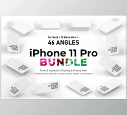 Download iPhone 11 Pro Mockup Bundle CreativeMarket 5358205