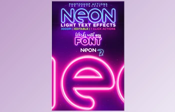 Download Neon Light Text <span class='badge badge-warning'>Effect</span> Graphicriver 26623602